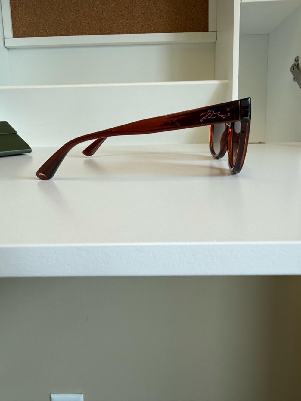 Longchamp Women's Sunglasses: Brown Frame, Brown Gradient Lenses, NEW - Picture 4 of 11